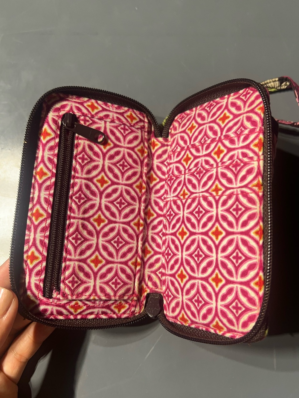 Vera Bradley Floral Quilted Wristlet - Picture 3 of 4